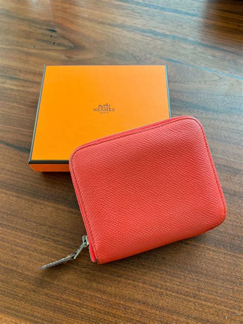 hermes silk in compact wallet hk